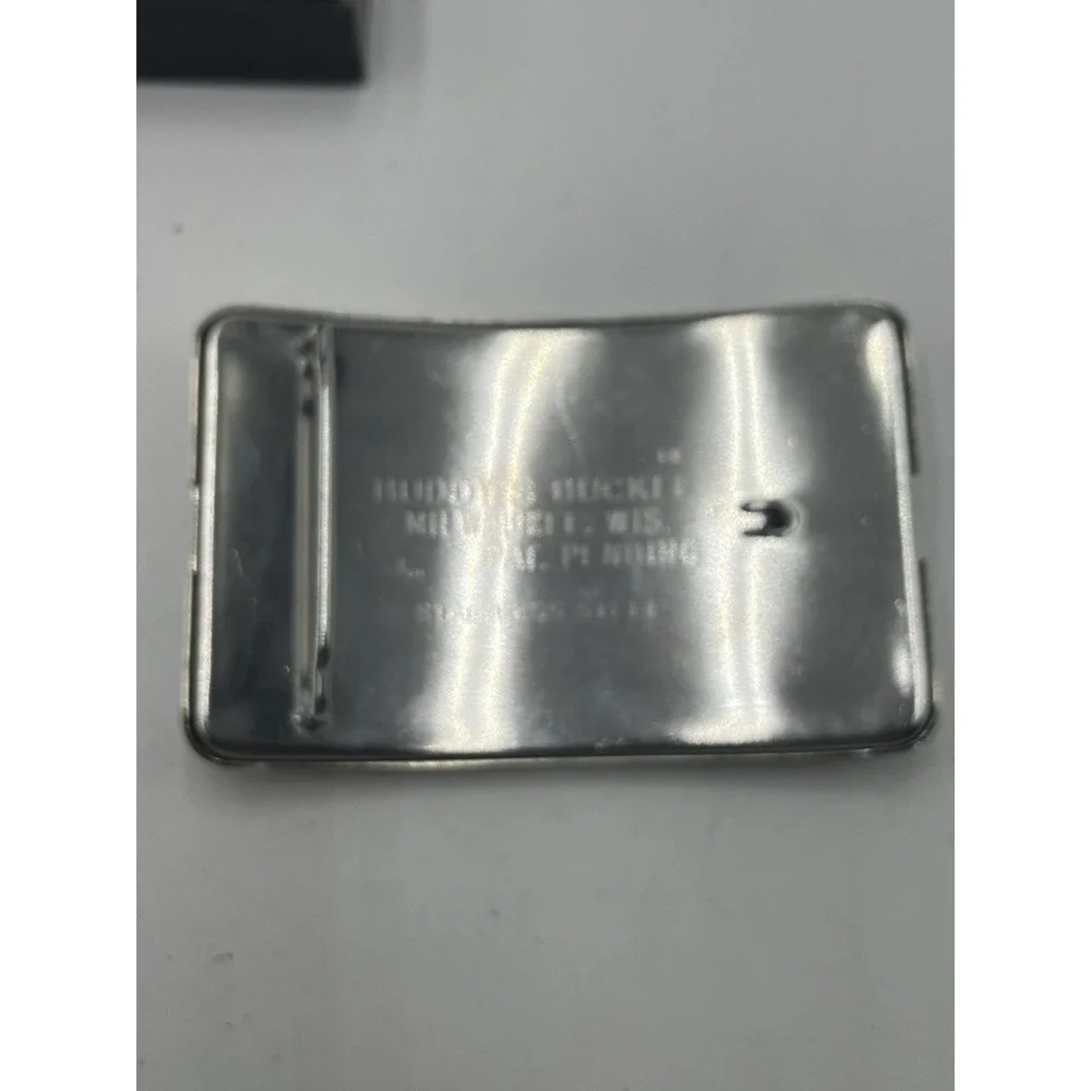 Vintage Buddy's Buckle Irish Setter Belt Buckle w/ Box Engraved Stainless Steel
